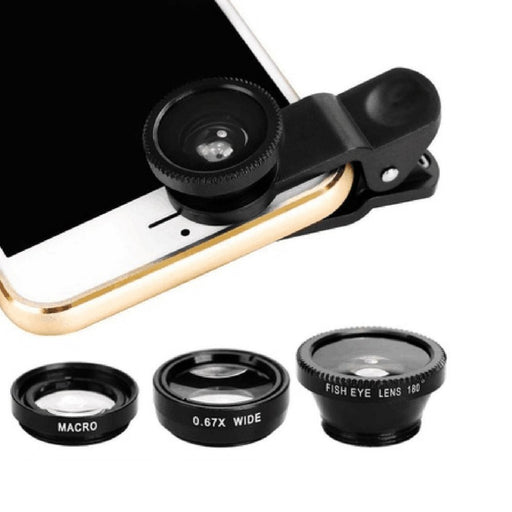 3 in 1 Mobile Phone Lenses - Gadget Grab Store